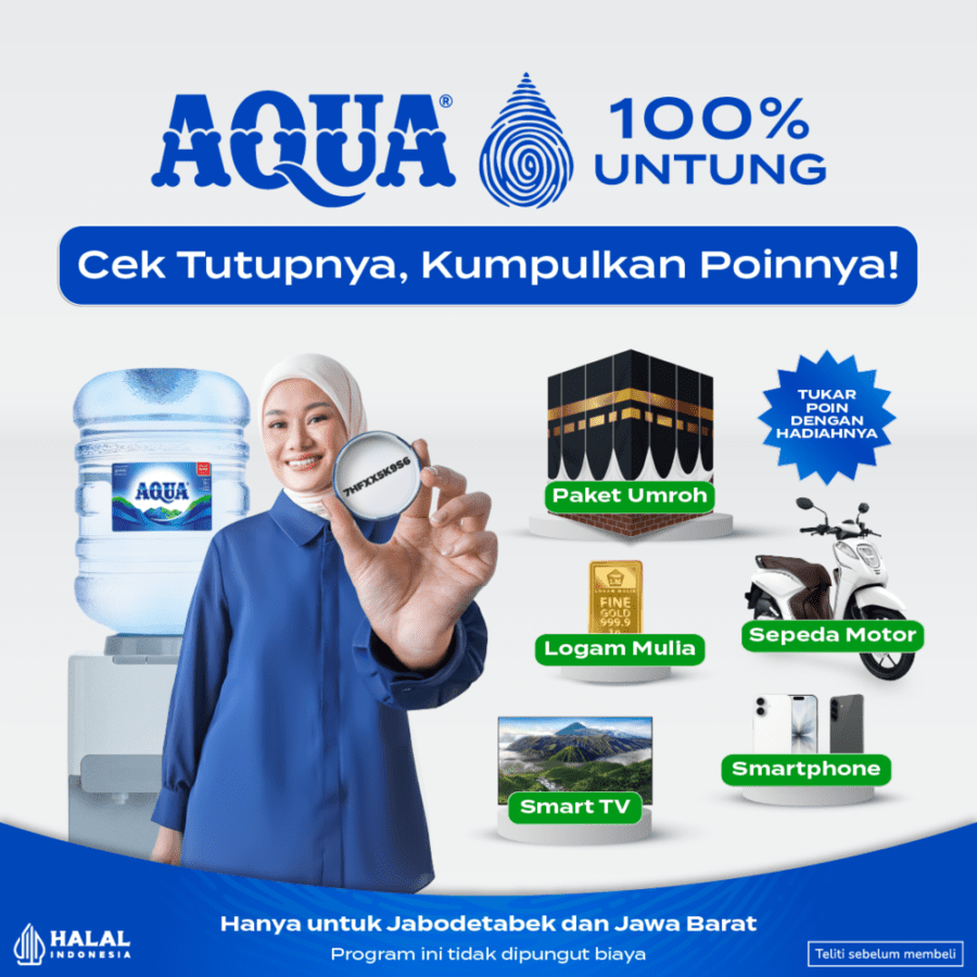 [Galon + Air] AQUA Mineral Water Galon 19liter