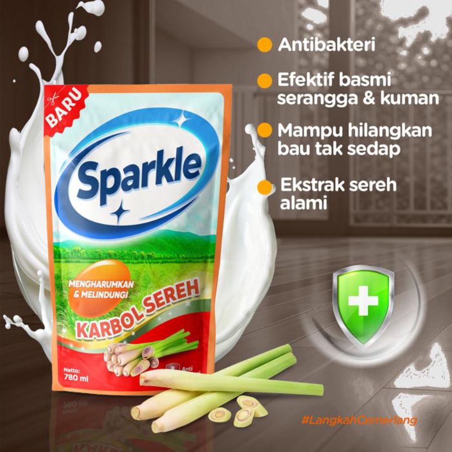 Sparkle Karbol Sereh Pembersih Lantai