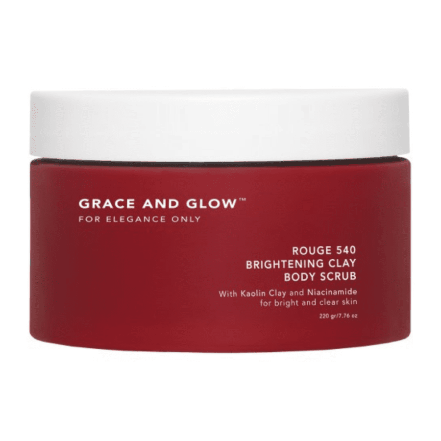 Grace and Glow Rouge 540 Brightening Clay Body Scrub 220gram