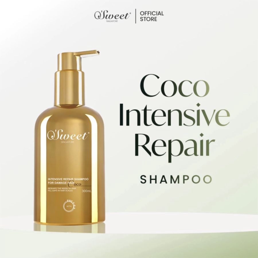 O'Sweet Singapore Intensive Repair for Damaged Hair Coco Shampoo 300ml