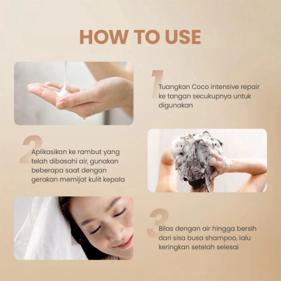 O'Sweet Singapore Intensive Repair for Damaged Hair Coco Shampoo 300ml