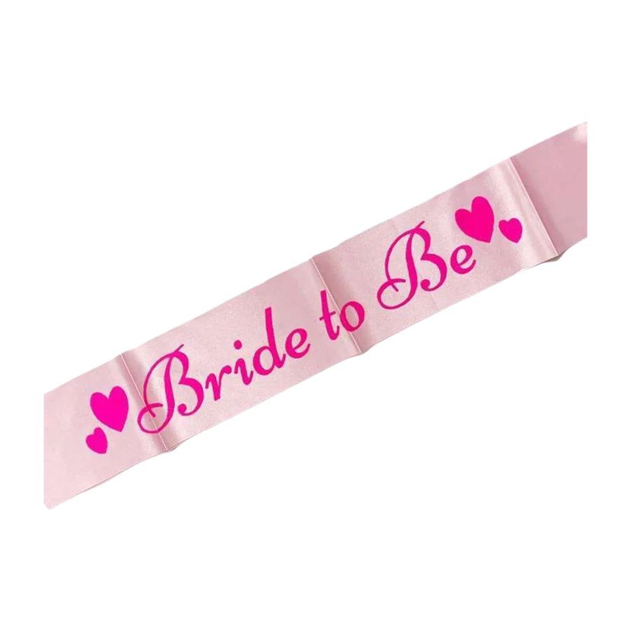Selempang Pink Bride to Be Bridal Shower 1pcs