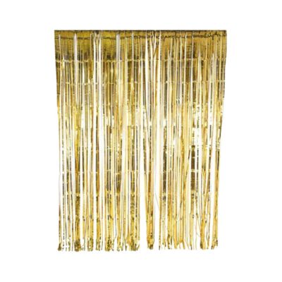 Tirai Foil Gold Dekorasi Pesta 1x2m
