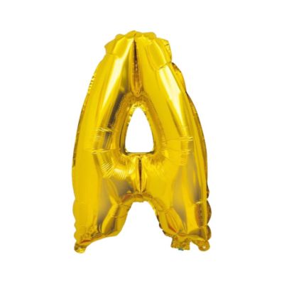Balon Foil Gold Huruf A