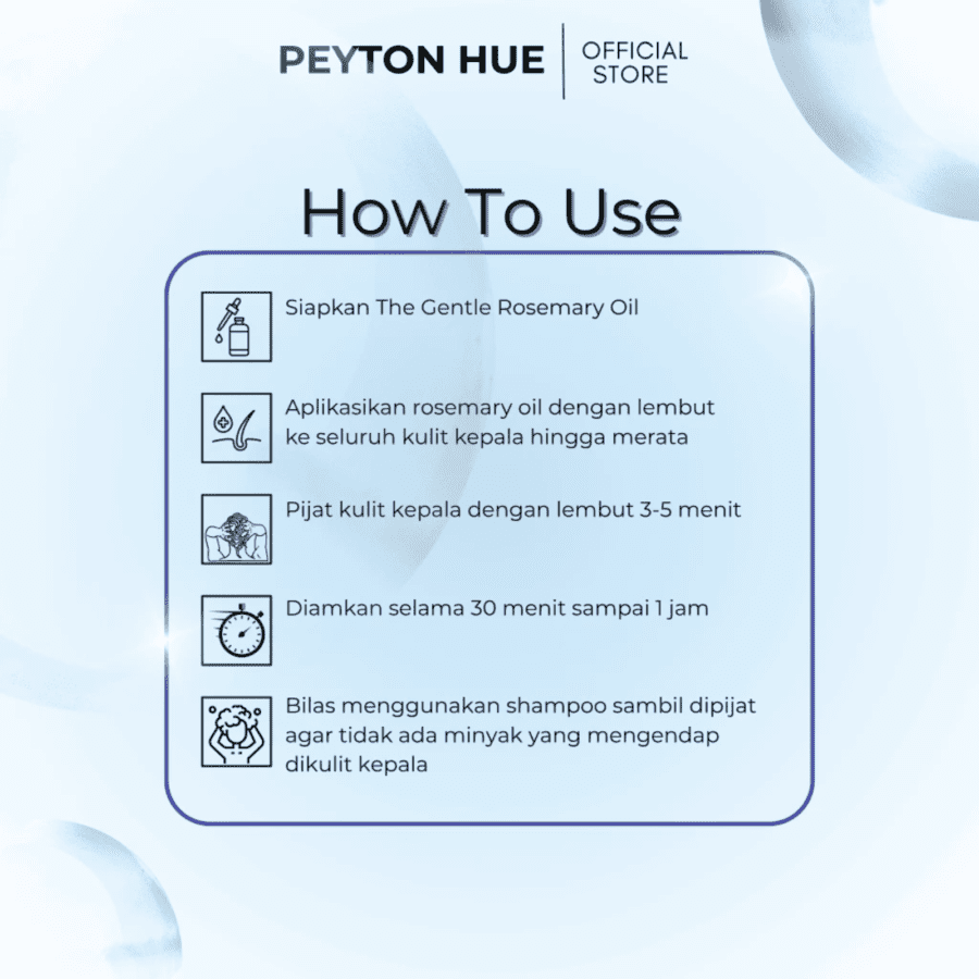 Peyton Hue The Gentle Rosemary Hair Oil Growth 50ml