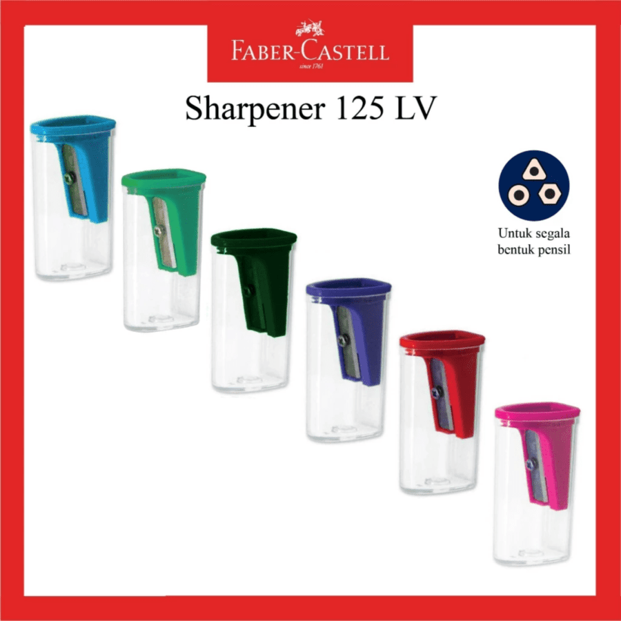 Faber-Castell Rautan Pensil 125 LV 1pcs