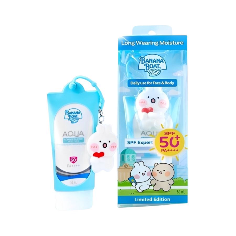 Banana Boat AQUA Long Wearing Moisture Rabbitzing Edition Sunscreen SPF 50+ PA++++ 50ml