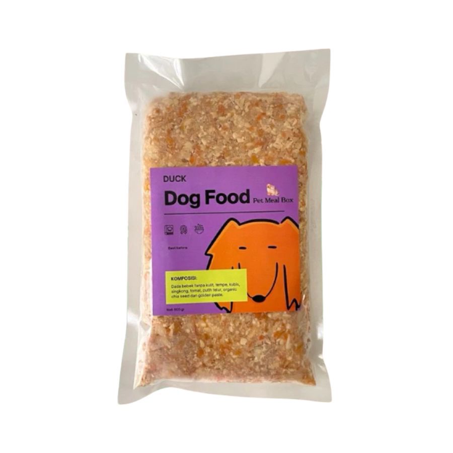 Pet Meal Box Duck Cooked Wet Dog Food 500gram