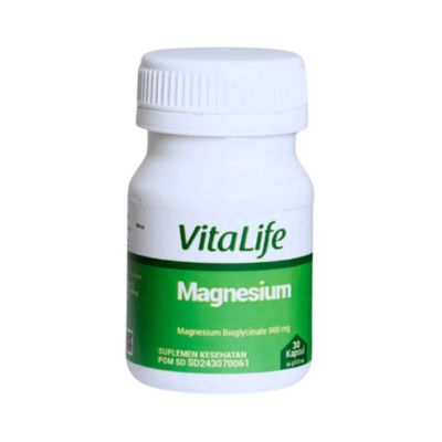 Vitalife Magnesium Bisglycinate 500mg Suplemen Kesehatan