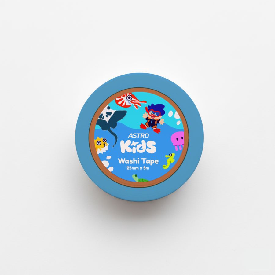 Washi Tape Airo in the Sea Astro Kids 1pcs
