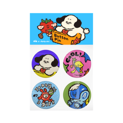 Well Day Pin Set A Astro Kids x Joyfullyscribbled