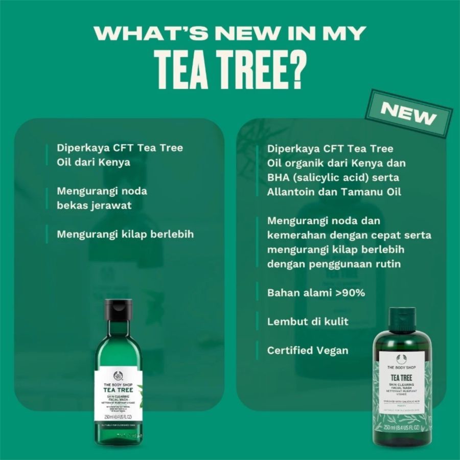 The Body Shop Tea Tree Skin Clearing Facial Wash 250ml