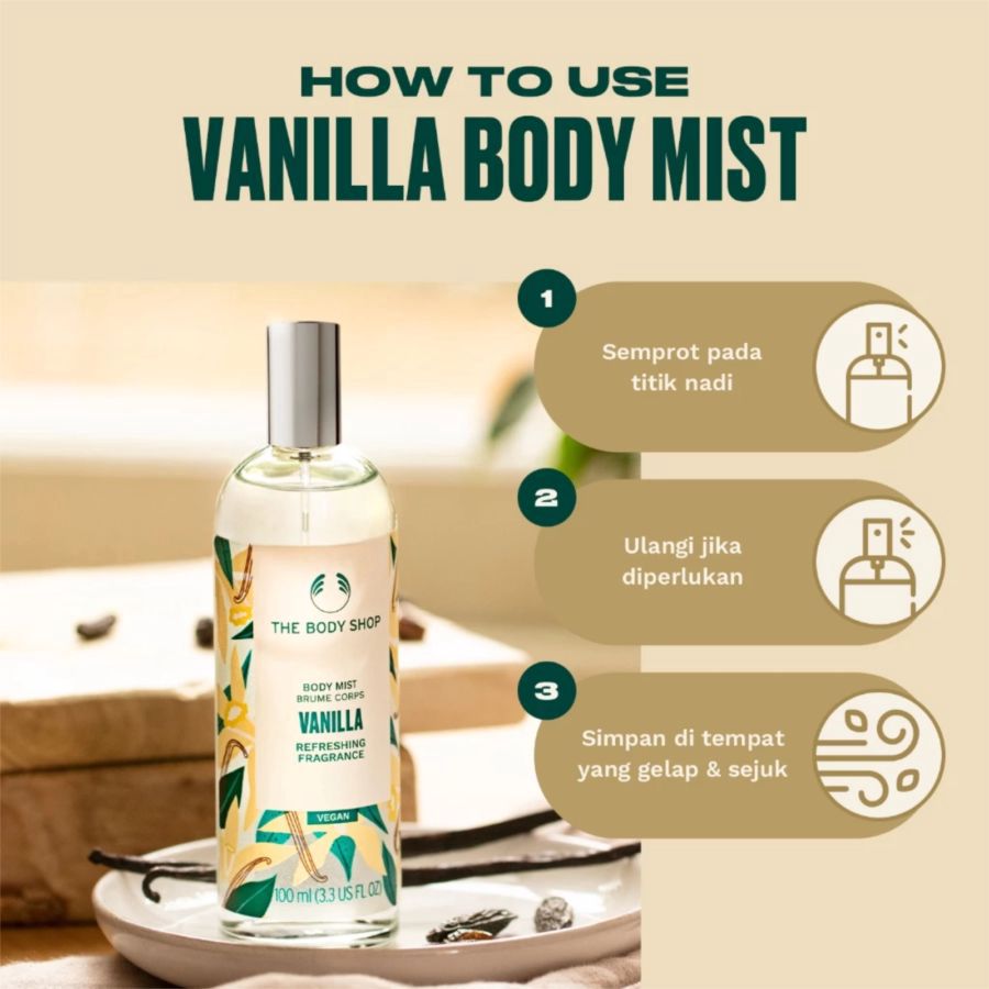 The Body Shop Vanilla Body Mist