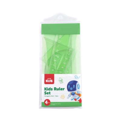 Math Ruler Set Green Astro Kids