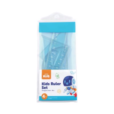 Math Ruler Set Blue Astro Kids