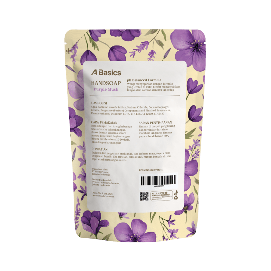 Purple Musk Handsoap Pouch A Basics 400ml