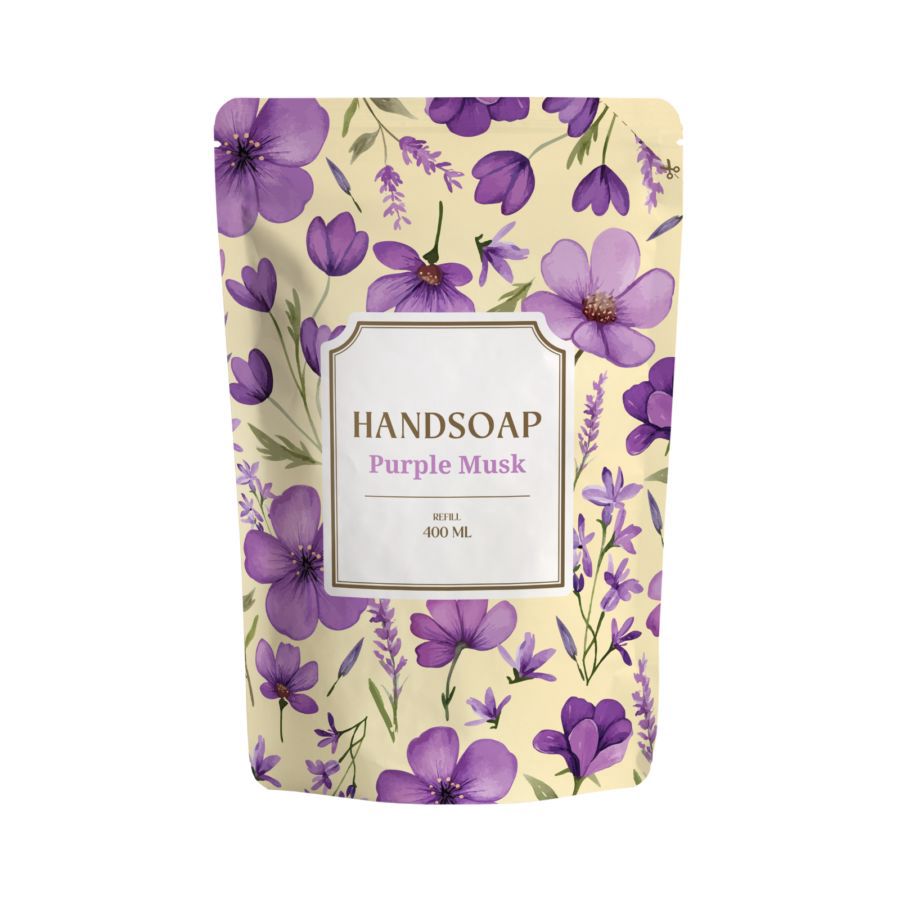 Purple Musk Handsoap Pouch A Basics 400ml