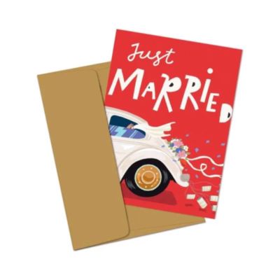 Capricorn Design Wedding ED127 12,5cm x 16,5cm Greeting Card