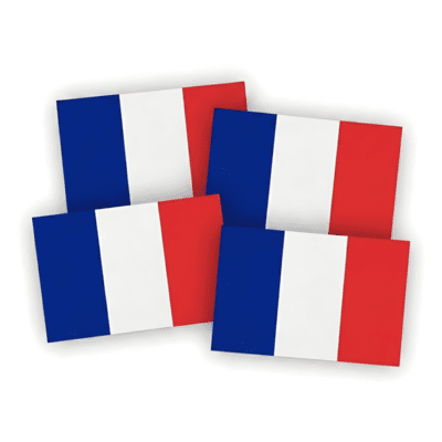 Sticker Pipi Negara Prancis A Basics