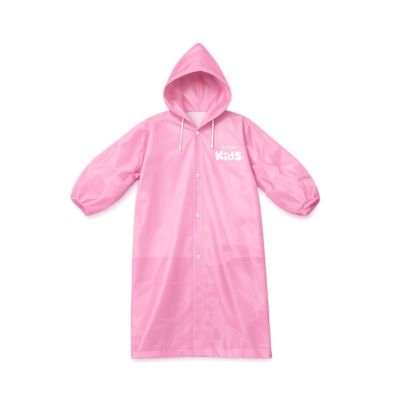 Drizzle Day Basic Coat Pink Astro Kids