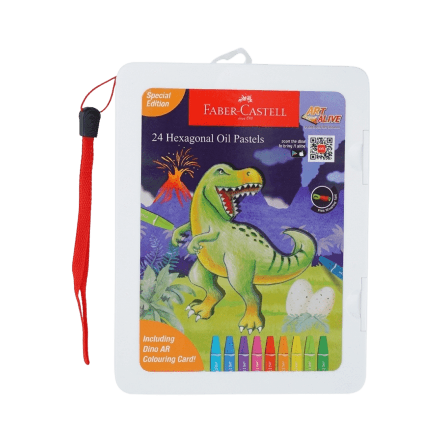 Faber-Castell Crayon Hexagonal Oil Pastel Dino Special Edition 24pcs