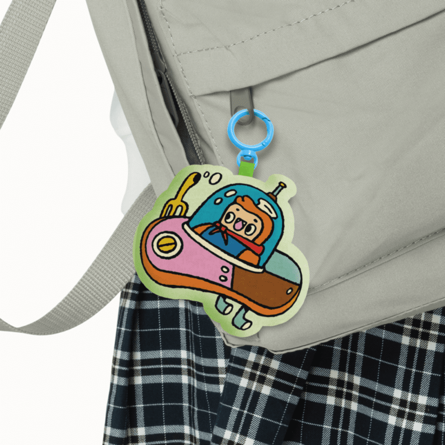 Captain Pong Plush Charm Astro x Yoel K 1pcs