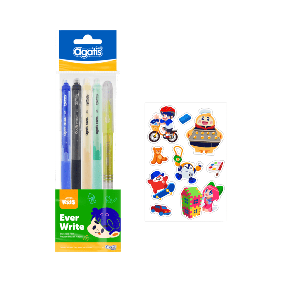 Ever Write Rewriteable Pen Set Astro Kids 4pcs