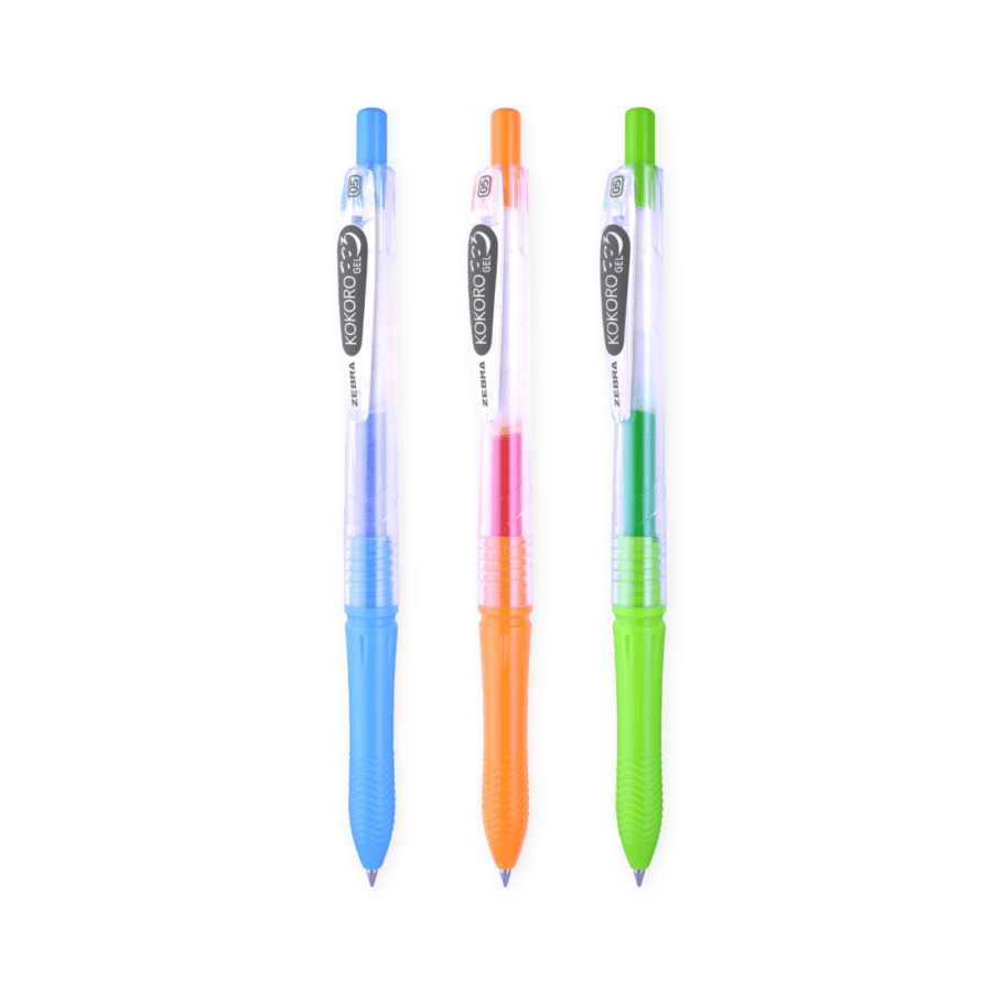 Hikari Pens Gel Pen Rainbow Set Astro Kids 3pcs