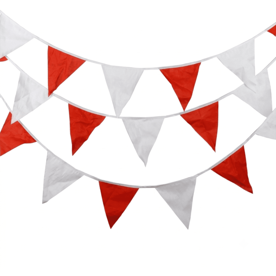 Bendera Merah Putih Segitiga Carnaval 8m 1pack