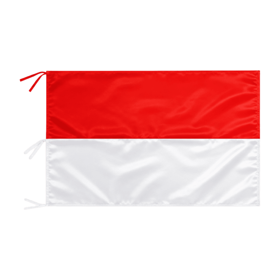 Bendera Merah Putih Persegi Satin Premium 1pcs
