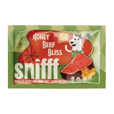 SNIFFF Bowl Honey Beef Bliss Makanan Anjing Basah