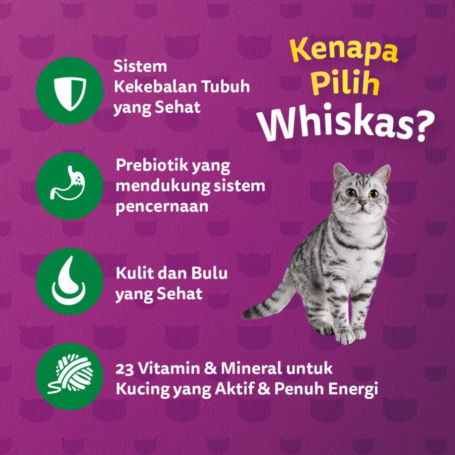 Whiskas Tuna Adult Makanan Kucing 1200gram