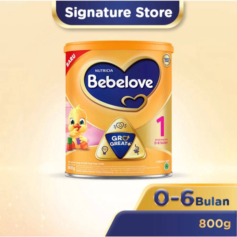 Bebelove 0-6 Great+ Susu Formula Bayi 0-6 Bulan 800gram