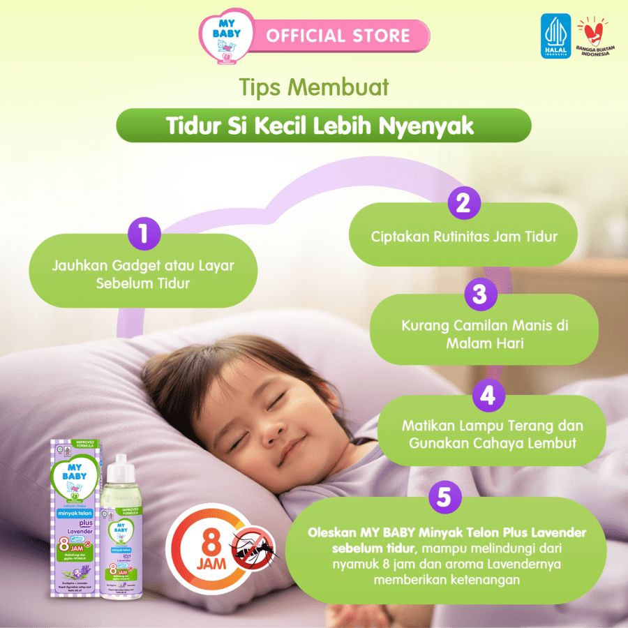 My Baby Minyak Telon Plus Lavender Perawatan Bayi 150ml