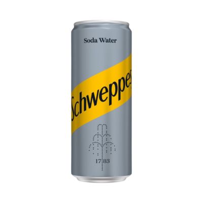Schweppes Soda Water Can