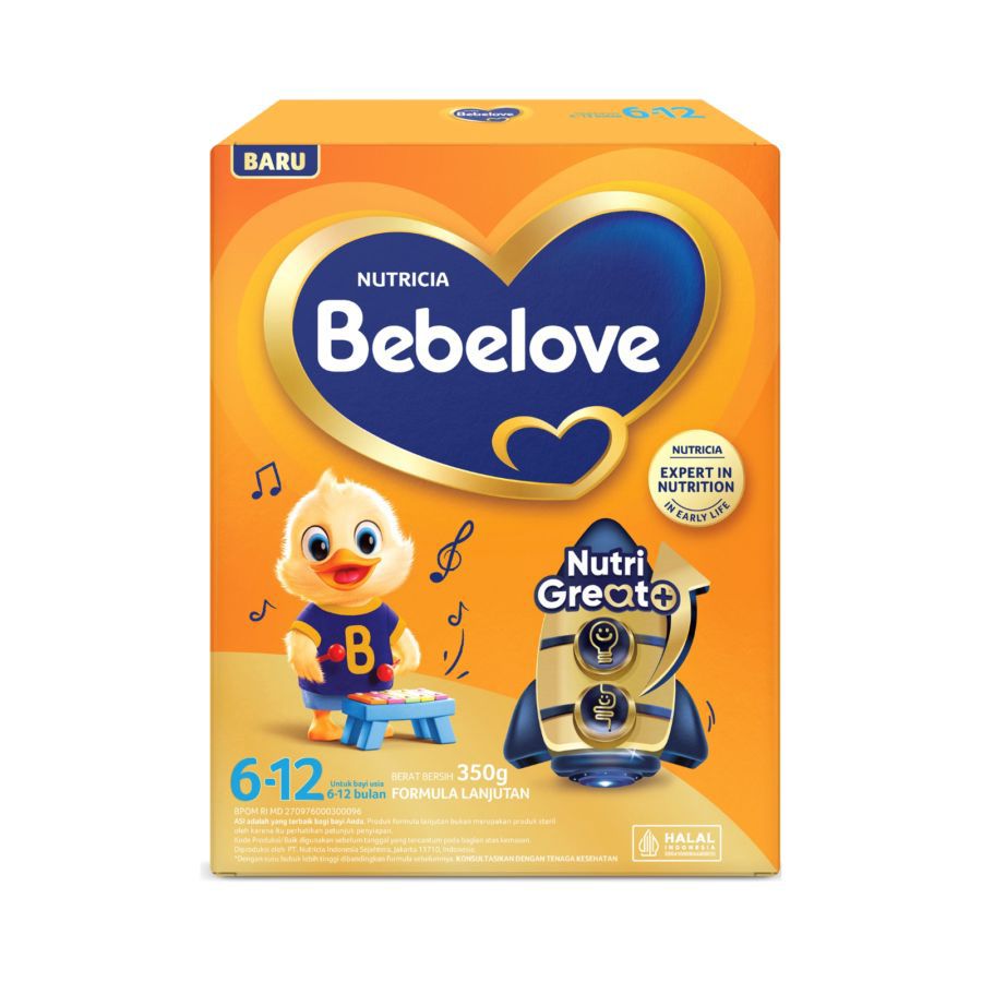 Bebelove 6-12 Great+ Susu Formula Bayi 6-12 Bulan 350gram