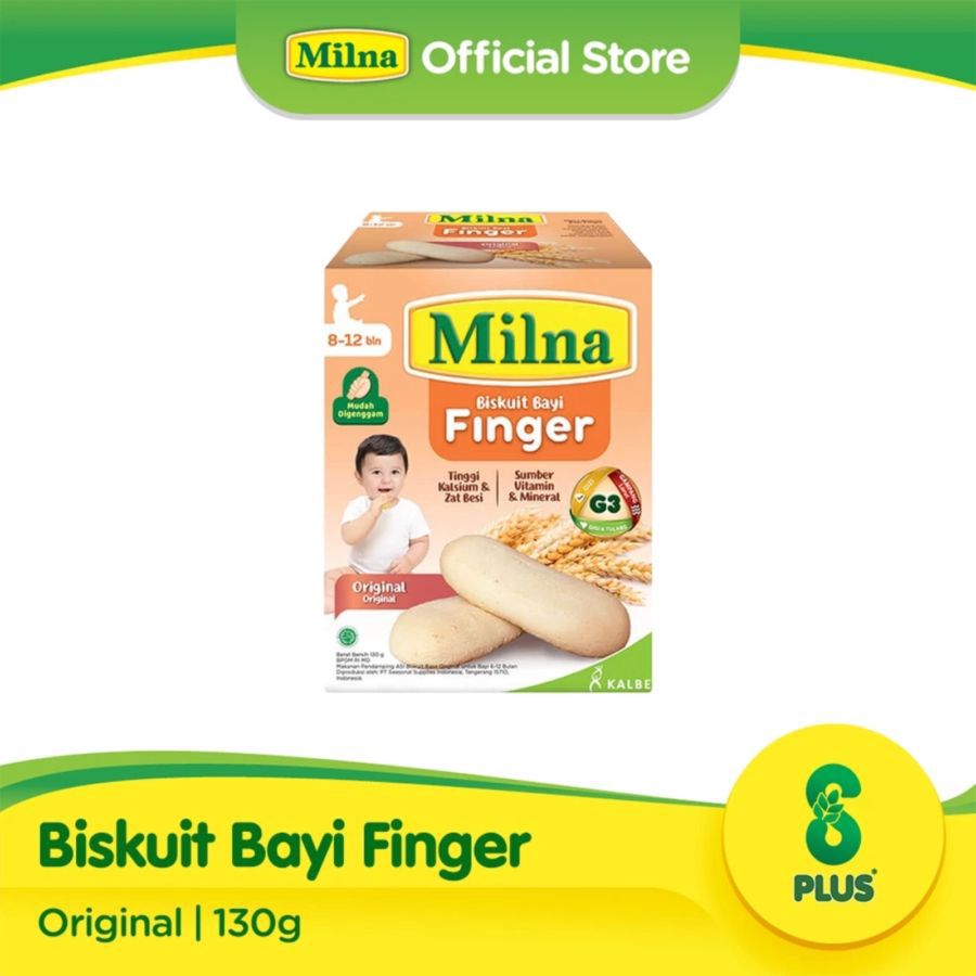 Milna Biskuit Bayi Finger Original 8+ Bulan 52gram