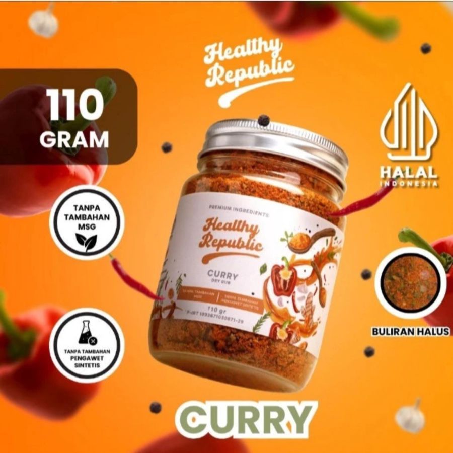 Healthy Republic Roasted Curry Dry Rub 110gram