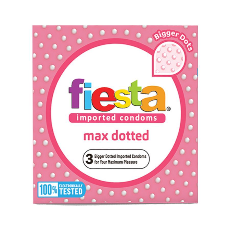 Fiesta Max Dotted Kondom Pria 3sachets