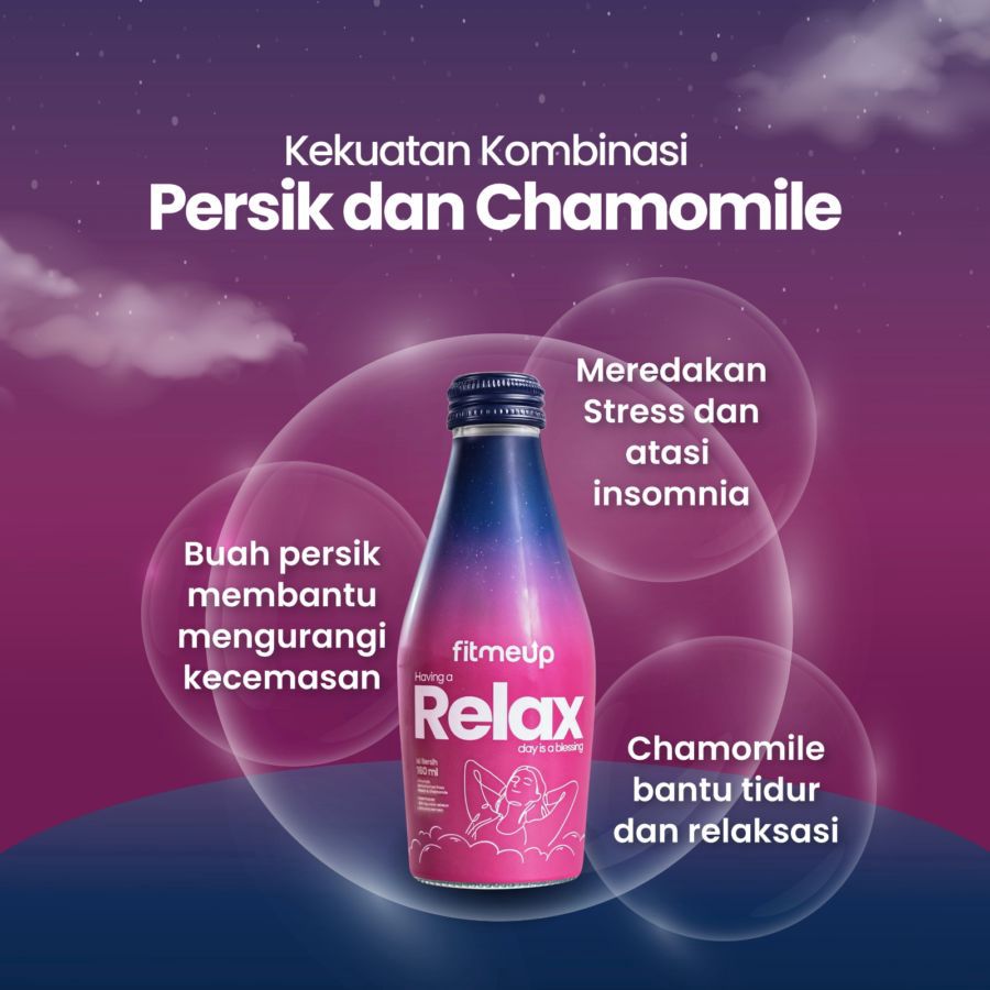 Fitmeup Relax Peach Chamomile 160ml