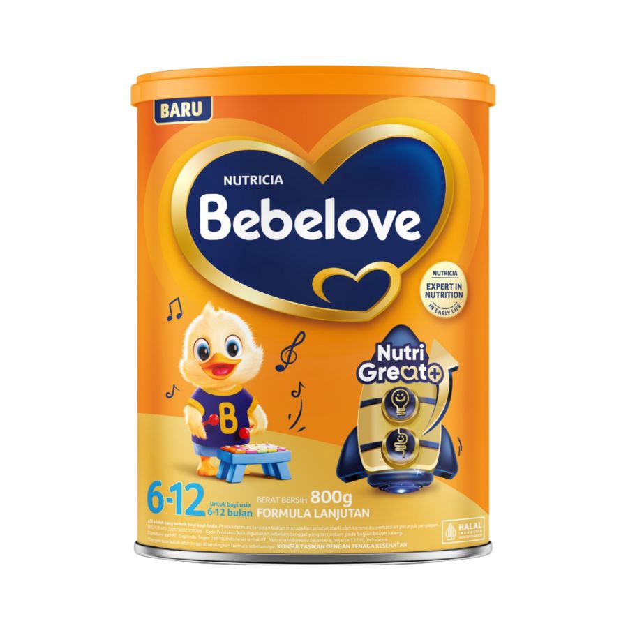 Bebelove 6-12 Great+ Susu Formula Bayi 6-12 Bulan 800gram