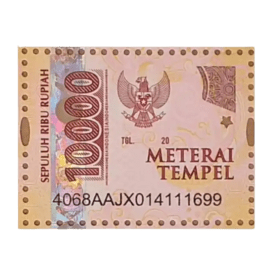 Materai Sepuluh Ribu Rupiah