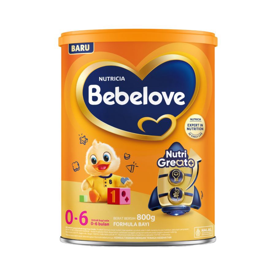 Bebelove 0-6 Great+ Susu Formula Bayi 0-6 Bulan 800gram