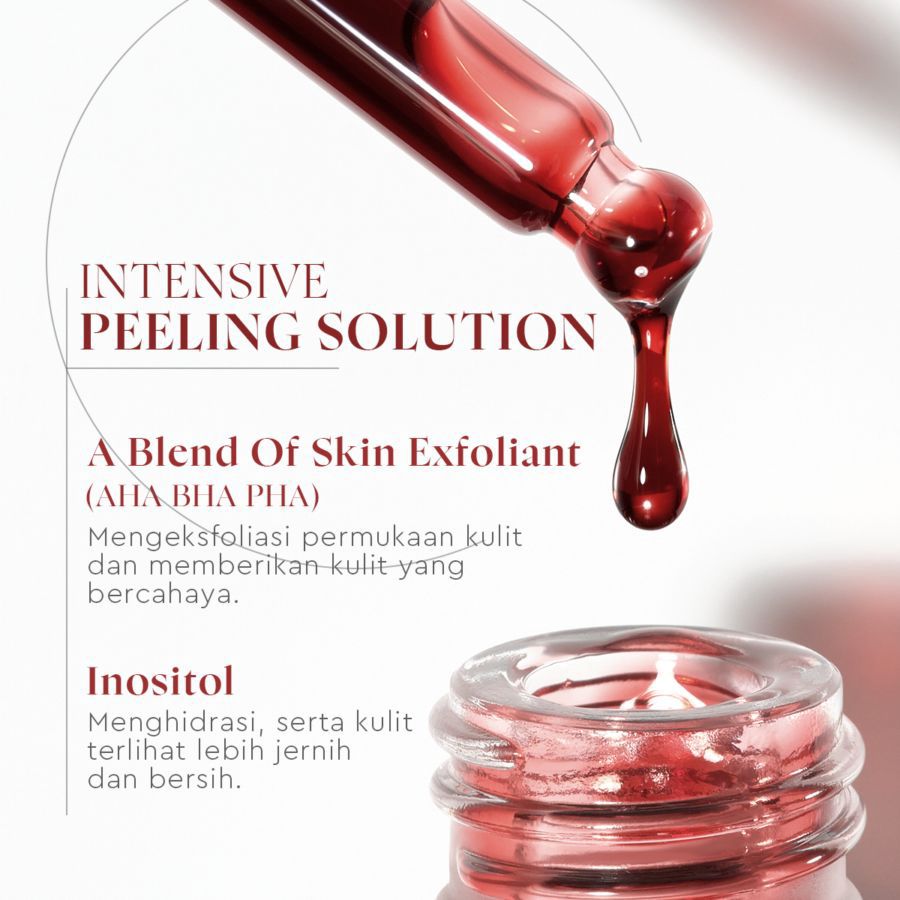 Glad2Glow AHA BHA PHA Intensive Peeling Solution Serum Wajah 15ml