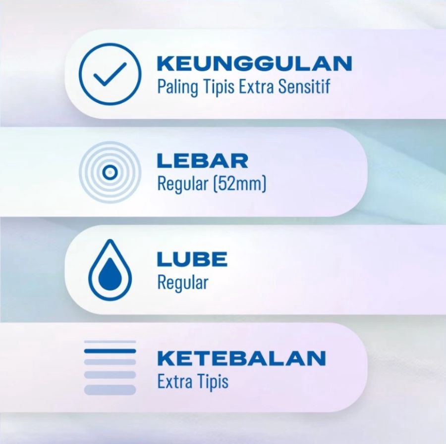 Durex Invisible Extra Thin Kondom Pria 2sachets