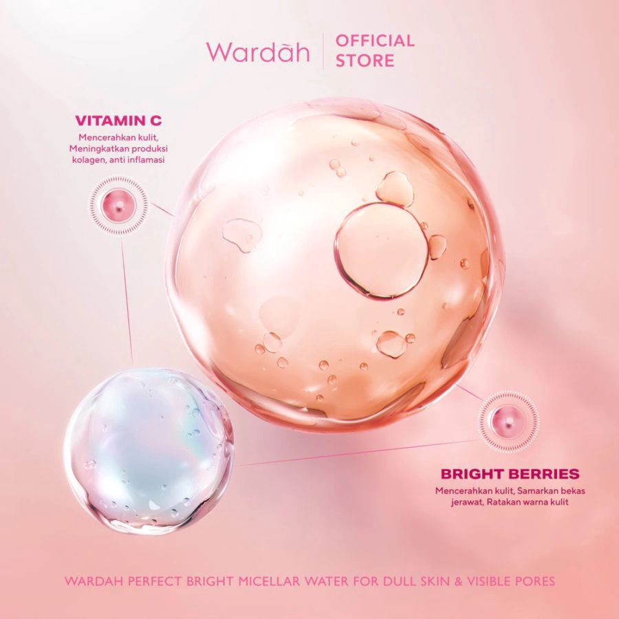 Wardah Perfect Bright Tone Up Micellar Water 100ml