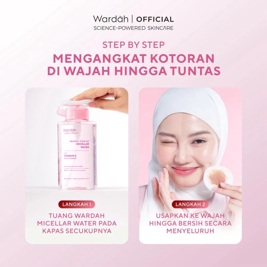 Wardah Perfect Bright Tone Up Micellar Water 100ml