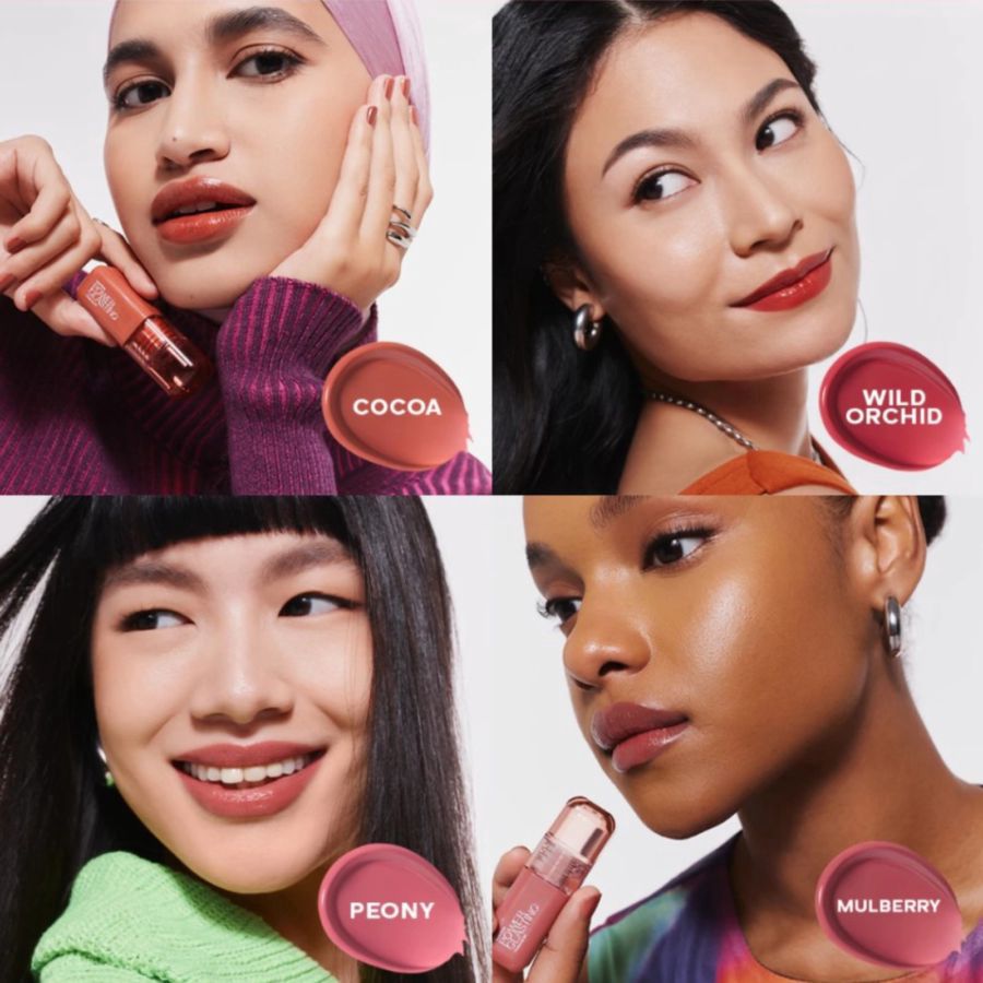 Luxcrime Powder Glasting Tinted Peony Lip Oil 3gram