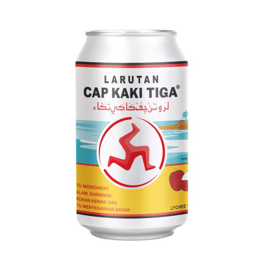 Larutan Cap Kaki Tiga Leci 320ml