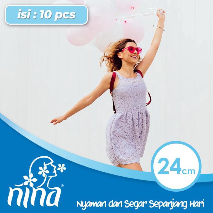 Bagus Nina Anion 24cm Pembalut Kewanitaan 10pcs 1pack